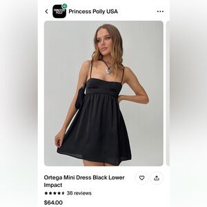 NWT Princess Polly ‘Ortega Mini Dress’